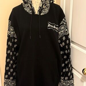 Black and White Dogg Supply by Snoop Dogg Graphic Hoodie, 3XL